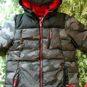 Boy's puffer winter jacket.